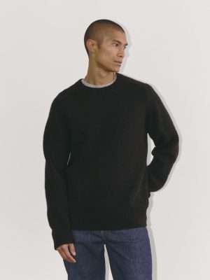 The Cloud Crewneck Sweater |  Black