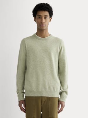 The Cashmere Crew | Light Heathered Moss