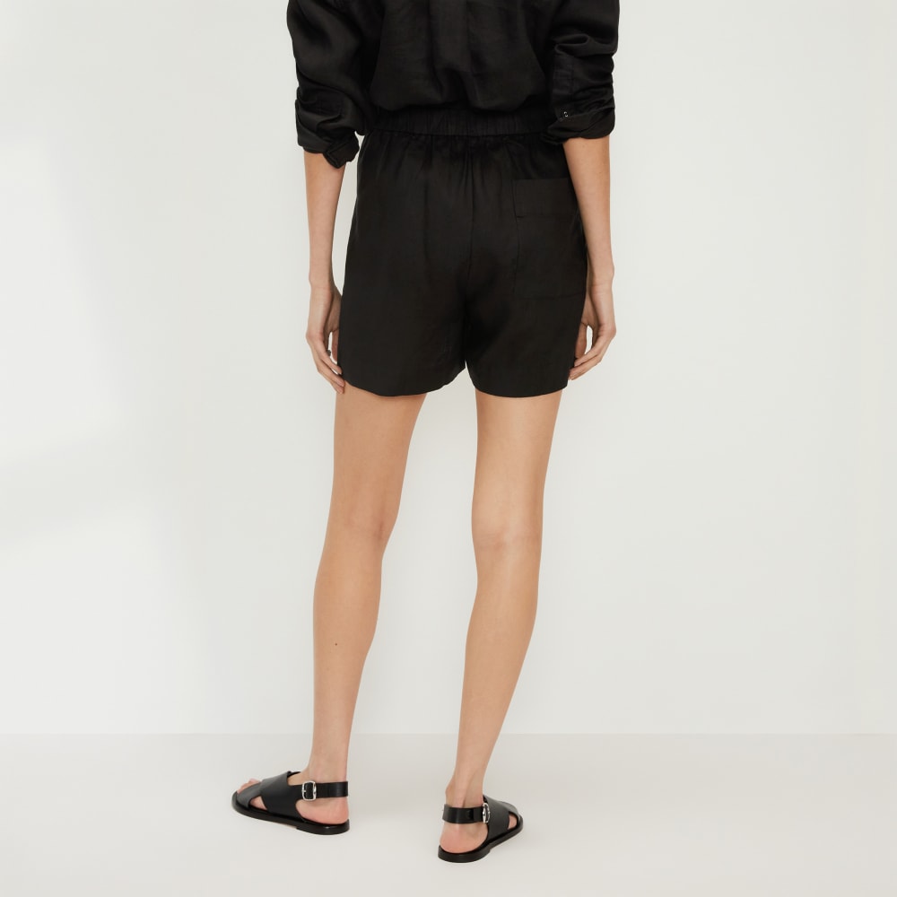 The Linen Boxer Short | Black - Image 4