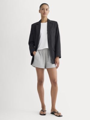 The Off Duty French Terry Short | Heathered Grey