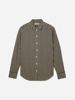 The Must-Have Shirt in Silky Cotton | Black / Canvas Gingham