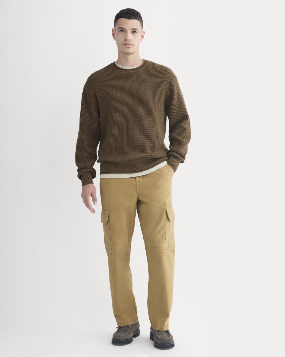 Relaxed Cargo Pant | Aged Brass