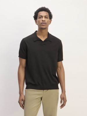 The No-Sweat Polo | Black