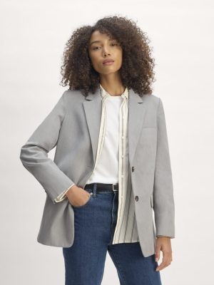 The Oversized Blazer in Buttersmooth | Heather Steel
