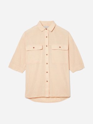 The Cotton Tourist Shirt | Orange Plaid