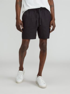 The Linen Easy Short | Black