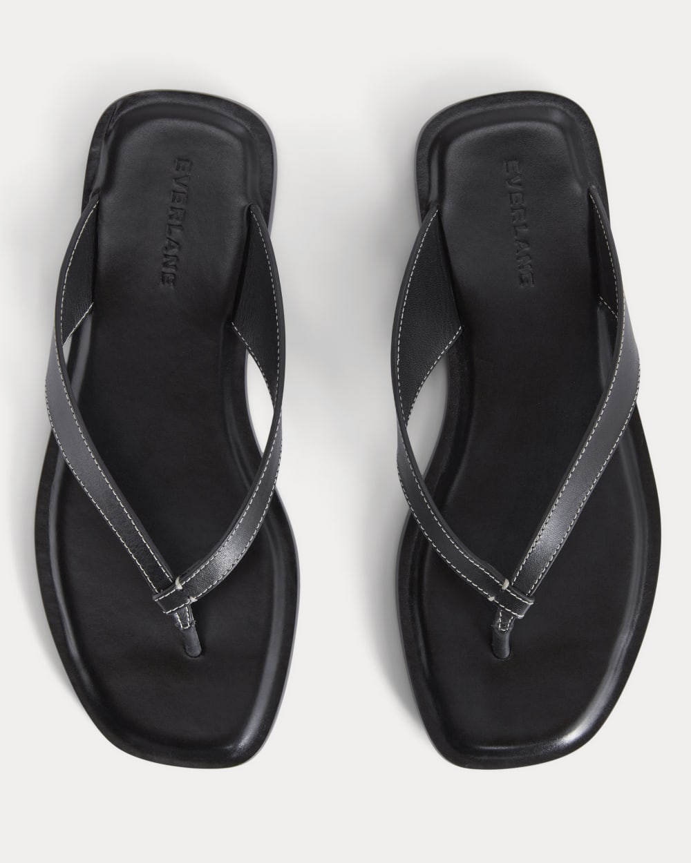 The Leather Flip Flop | Black - Image 2