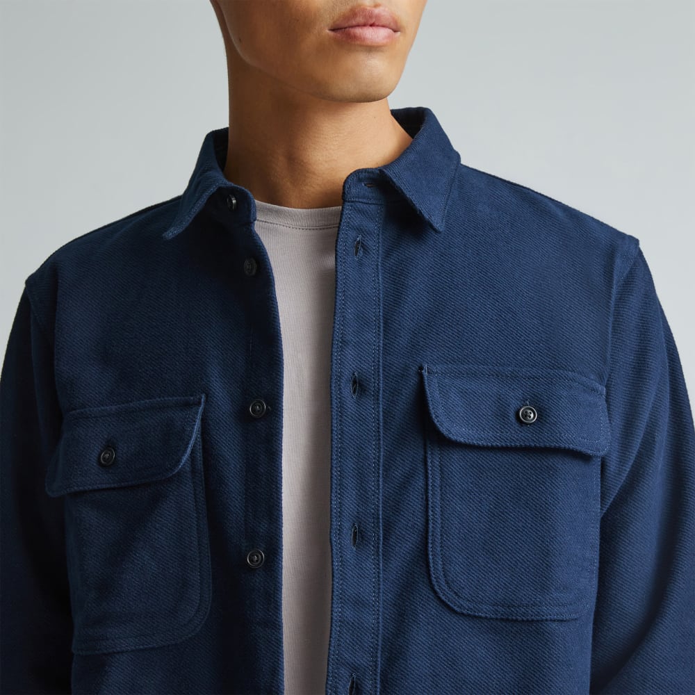 The Heavyweight Overshirt | Uniform | Deep Navy - Image 3