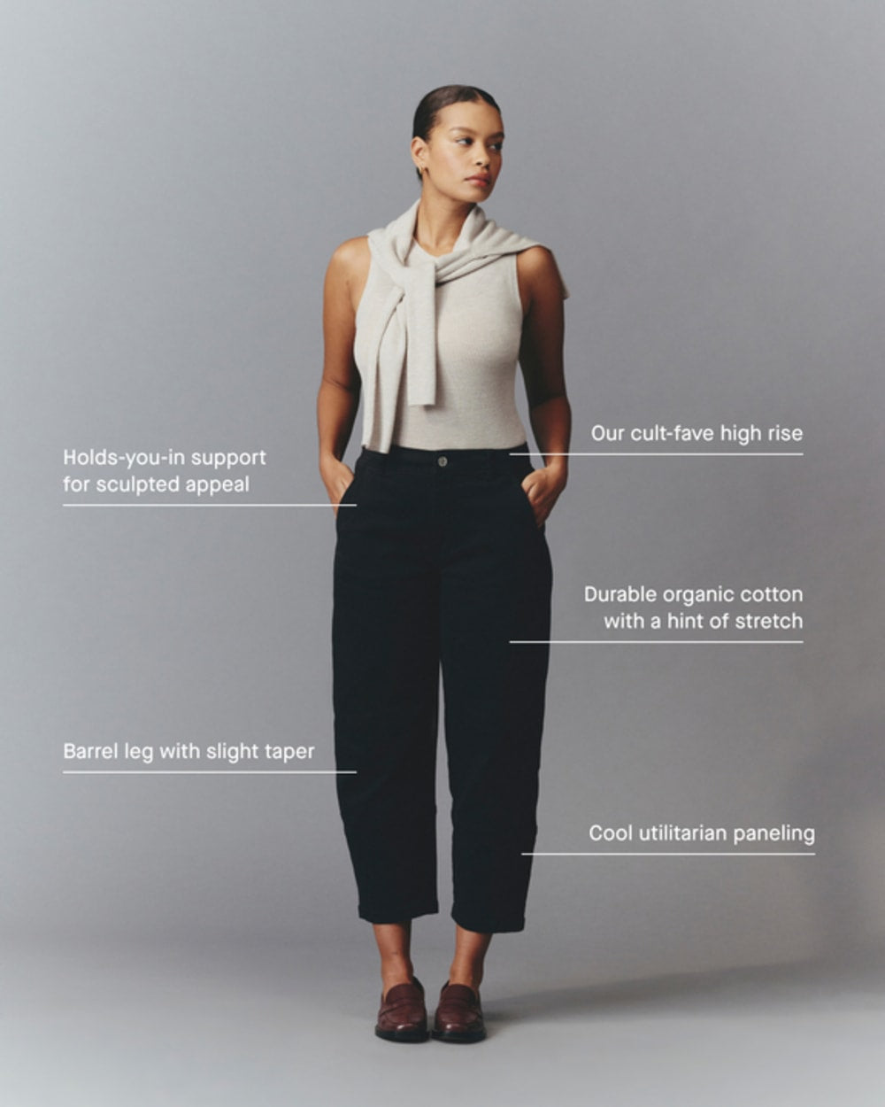 The Utility Barrel Pant | Magnolia Shadow | Regular - Image 4