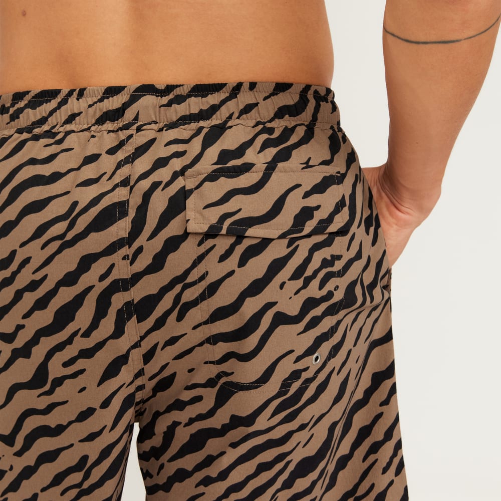 The ReNew Swim Short | Tiger Stripe Toasted Coconut - Image 5