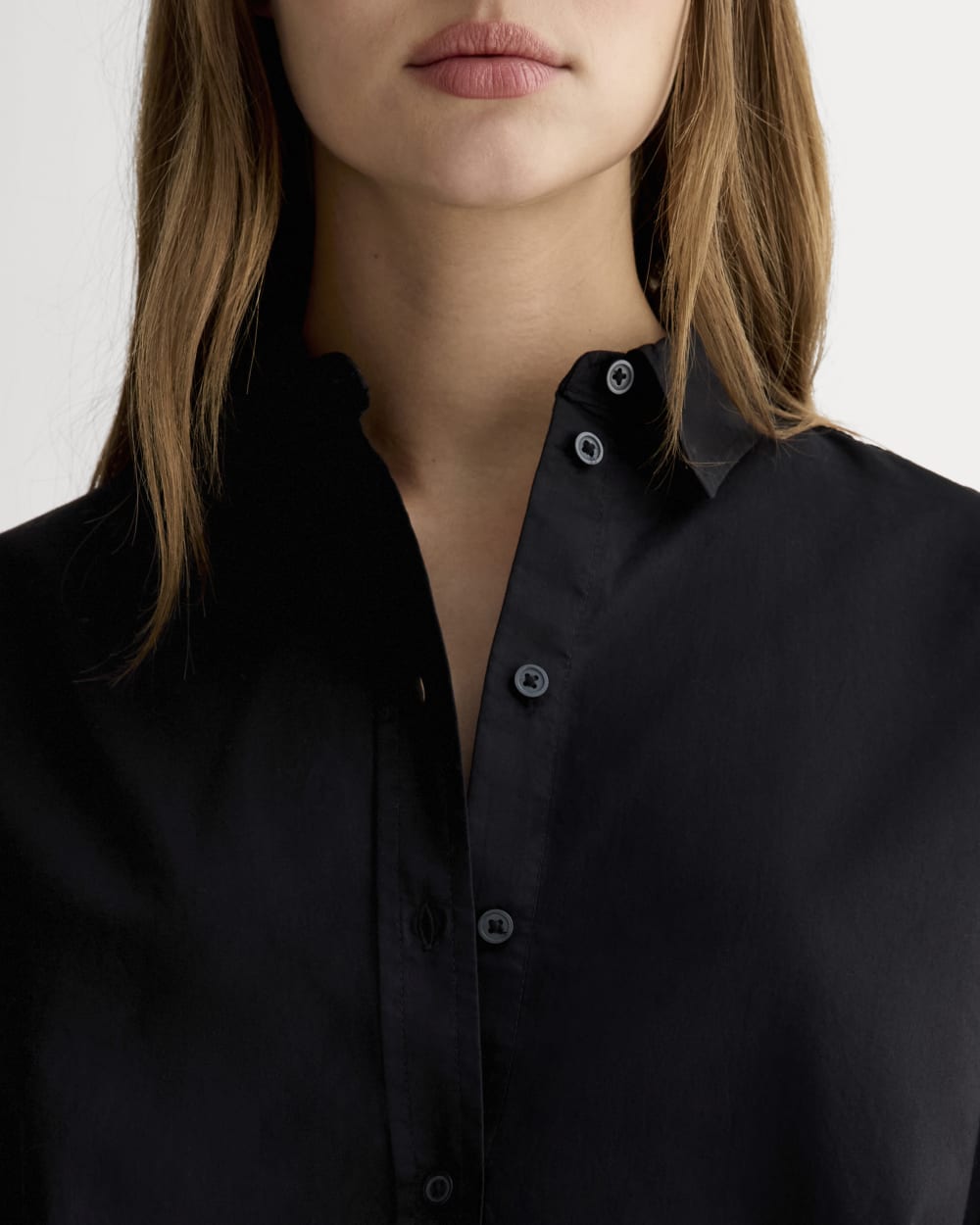 The Must-Have Shirt in Silky Cotton | Black - Image 4