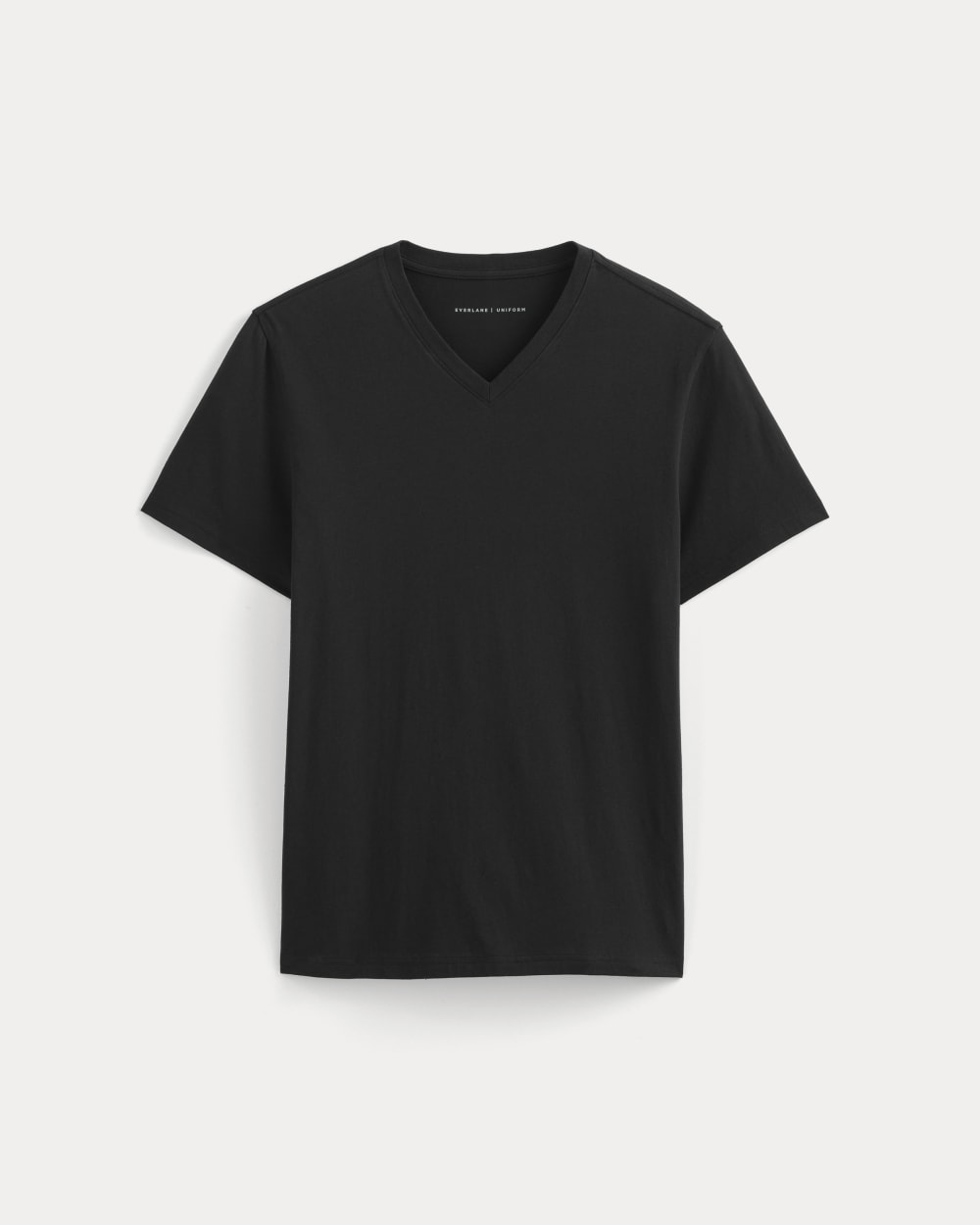 The Essential Organic V-Neck Tee | Black - Image 2
