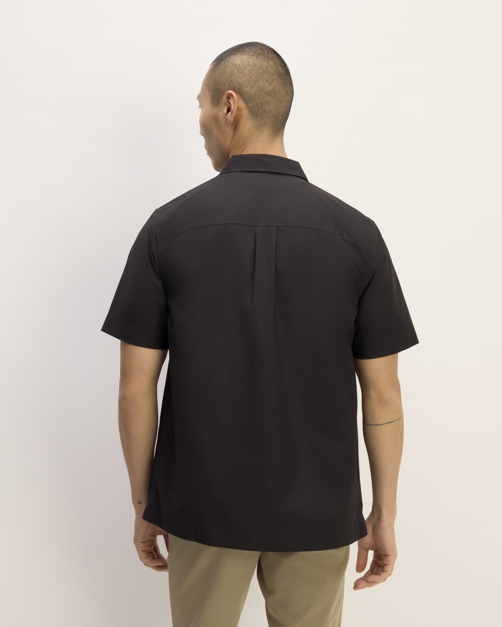 The Supima? Short-Sleeve Poplin Shirt | Black - Image 6