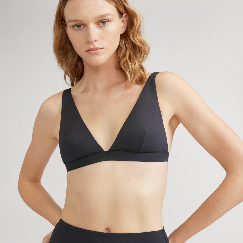 The ReNew Plunge Triangle Top | Black - Image 3