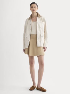The Circle Mini Skirt | Warm Trench