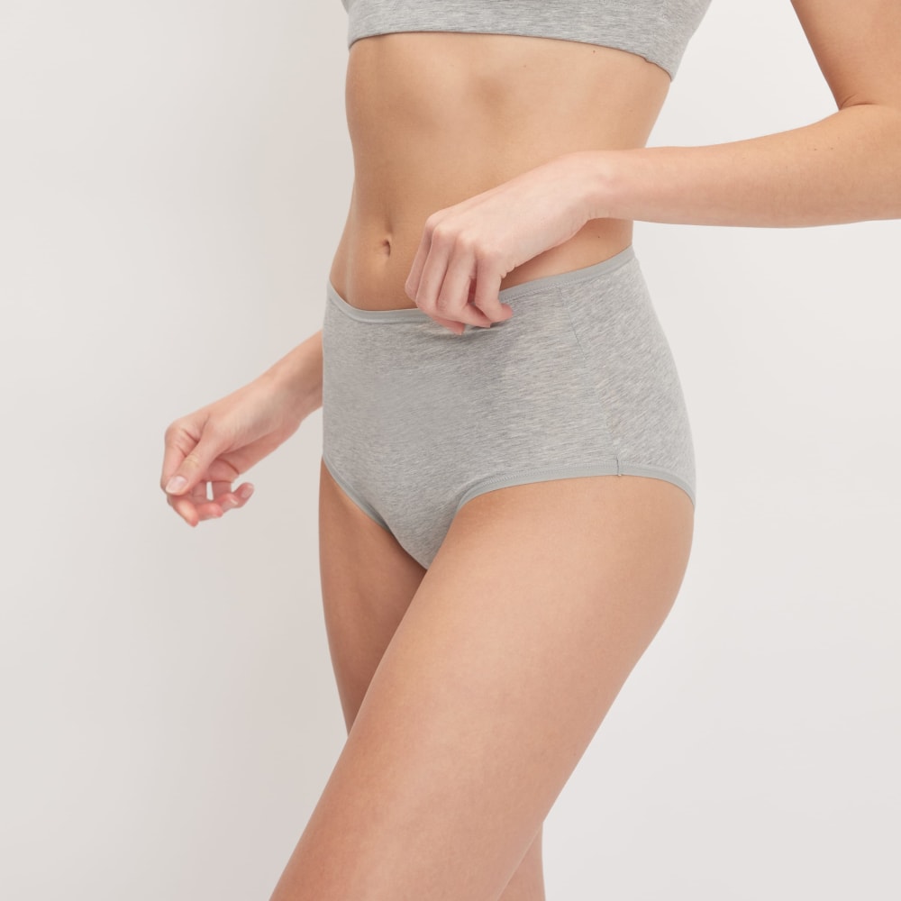 The Cotton High-Rise Hipster | Heathered Grey - Image 4