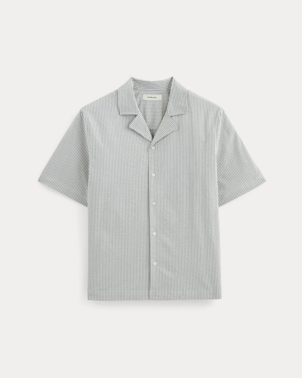 The Seersucker Resort Shirt | Dutch Blue / Natural - Image 2
