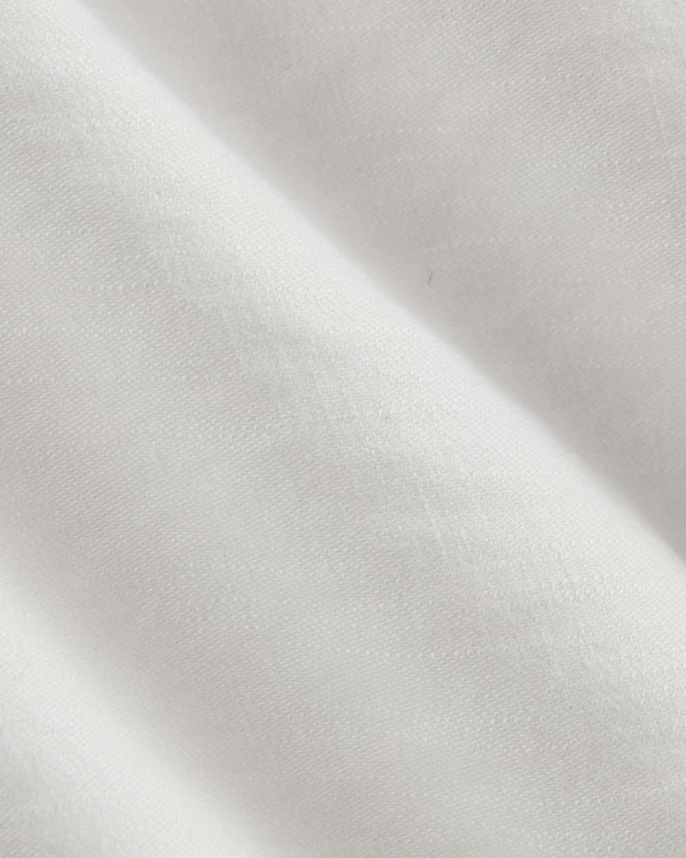 The Mini Skirt in Stretch Linen | White - Image 6