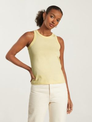 The Tank in Essential Cotton | Pastel Yellow