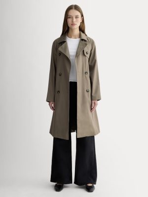 The Modern Trench Coat | Deep Taupe