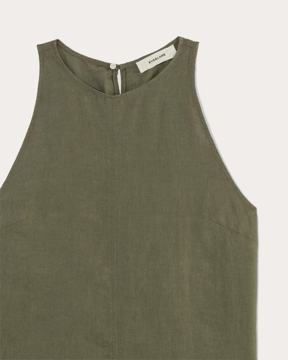 The Linen High-Neck Tank | Kalamata - Image 6