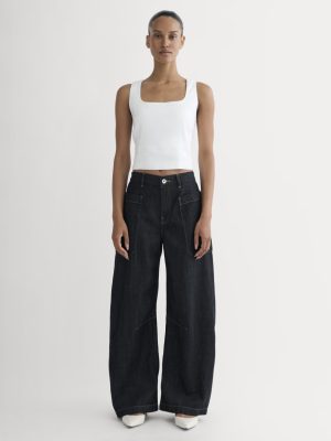 The Gardener Pull-On Jean | Dark Indigo