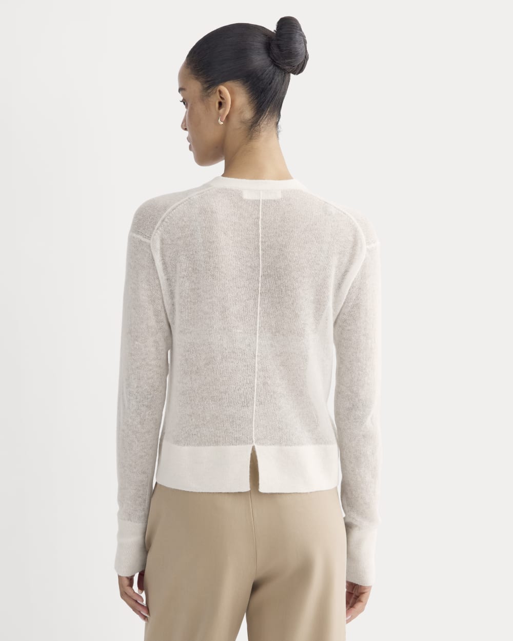 The Air Alpaca ? High V Cardigan | Birch - Image 5