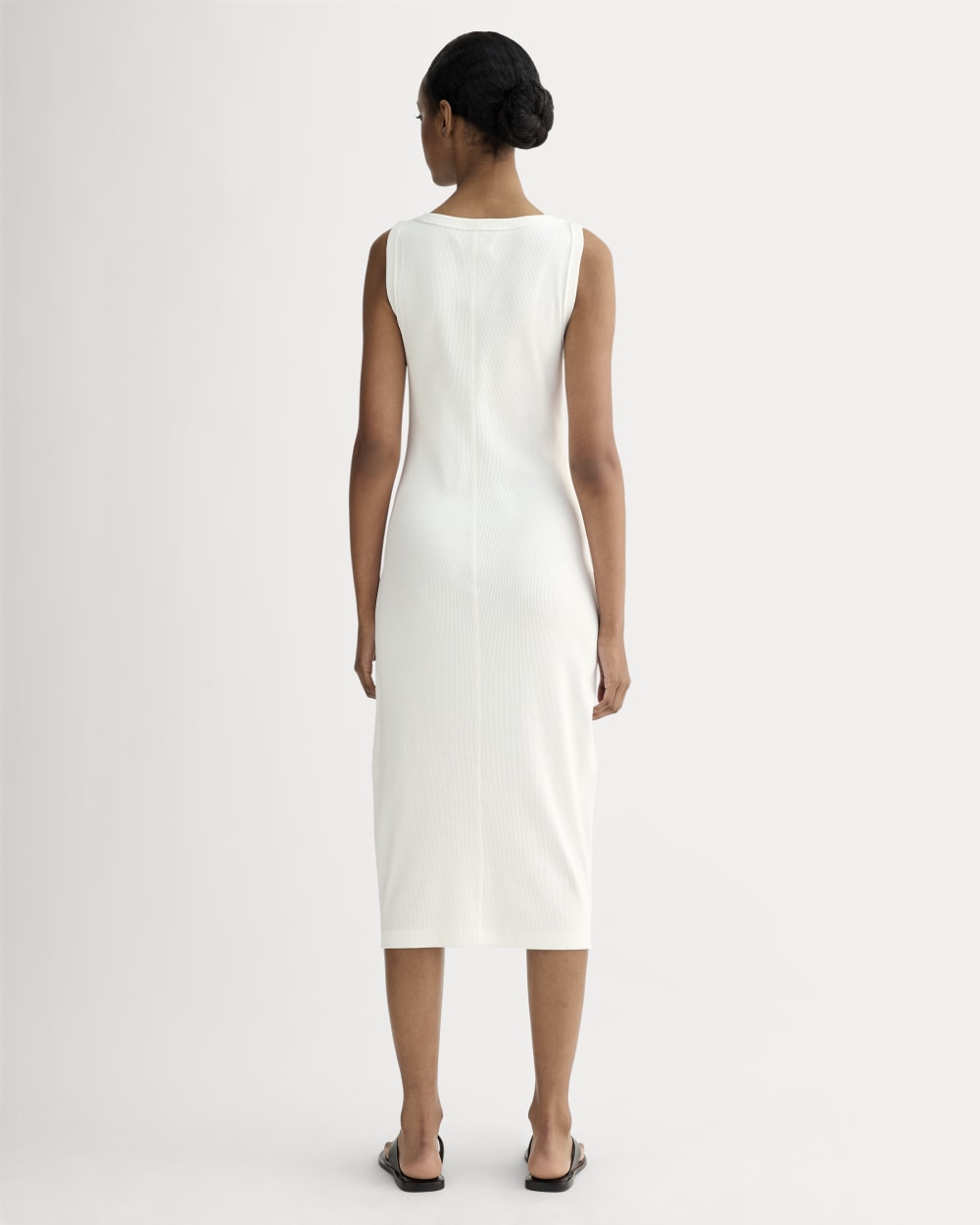 The Selfie Tank Dress | White - Image 4