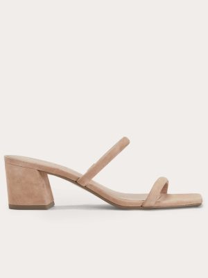 The Double Strap Heel | Blush Tan