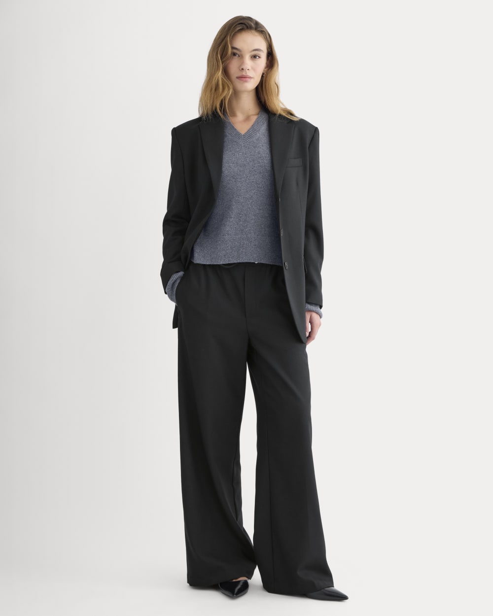 The Pull-On Trouser in Tailor Twill | Black