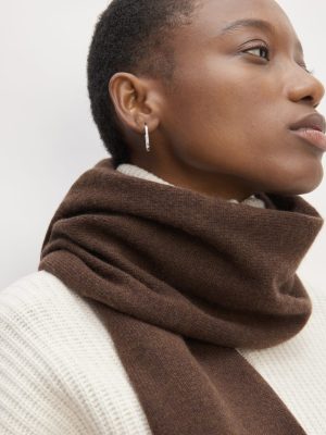 The ReCashmere Scarf | Heather Cocoa