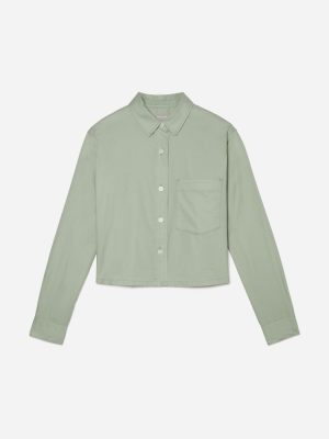 The Way-Short Shirt in Silky Cotton | Laurel