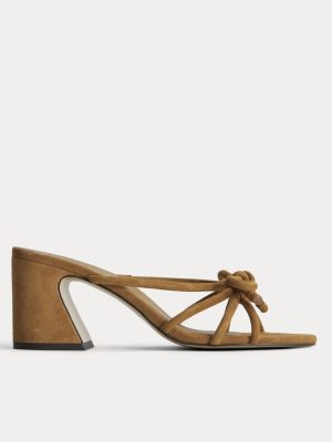 The Bow Heel | Canyon Brown Suede