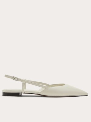 The Studio Slingback Flat | Canvas