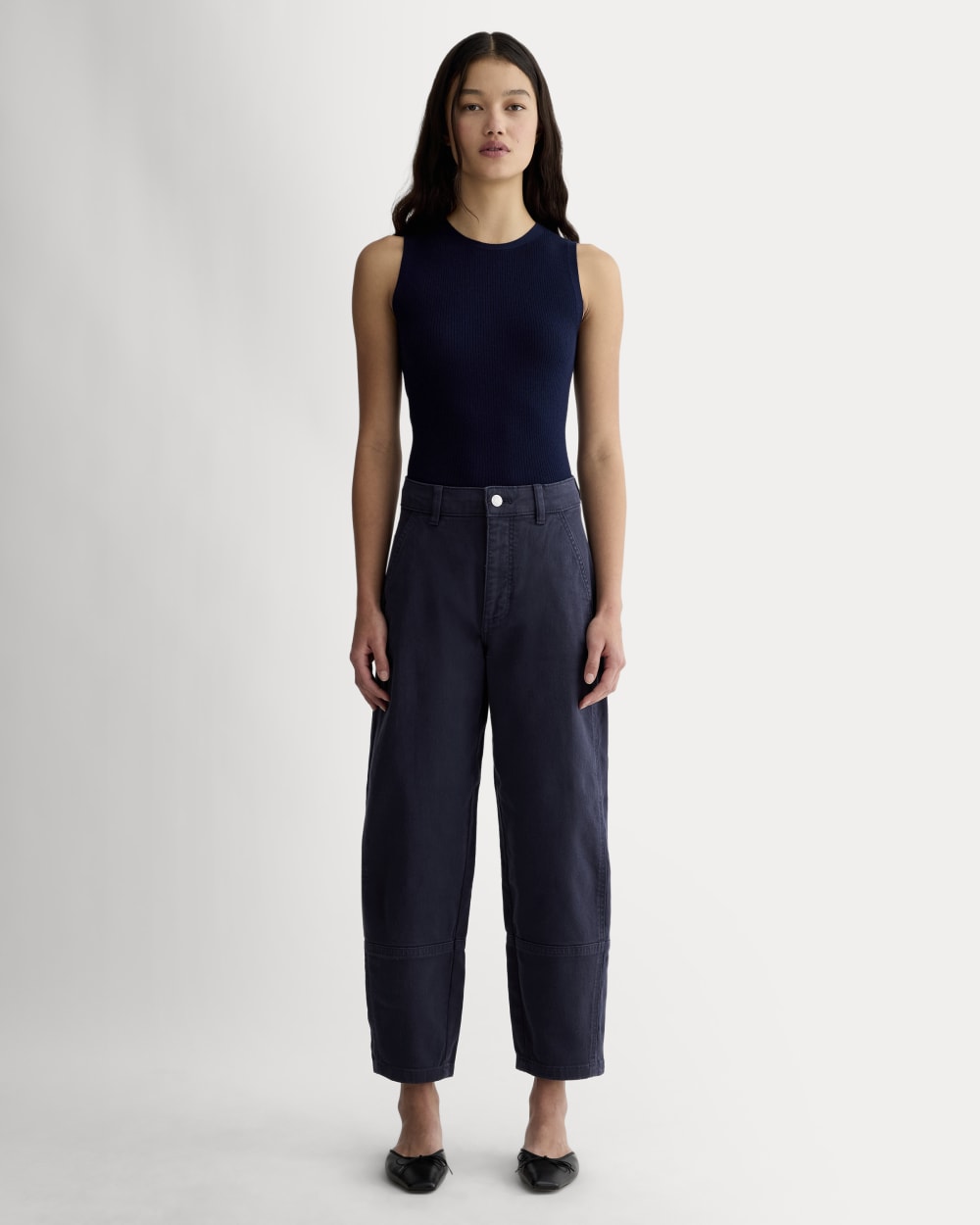 The Utility Barrel Pant | Navy | Regular