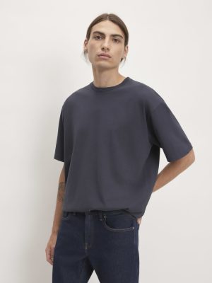 The Premium-Weight Relaxed Crew | Uniform | Deep Navy