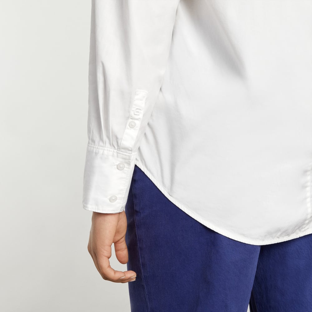 The Oversized Poplin Shirt | White - Image 6