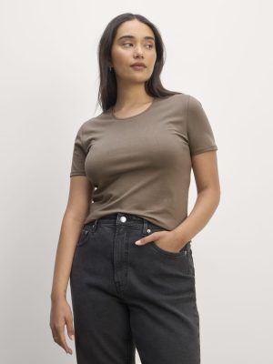 The Form Tee | Taupe