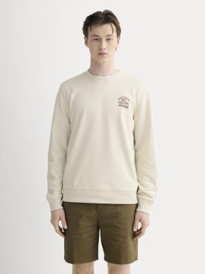 The Everlane x Parks Project French Terry Crew | Natural / Brown