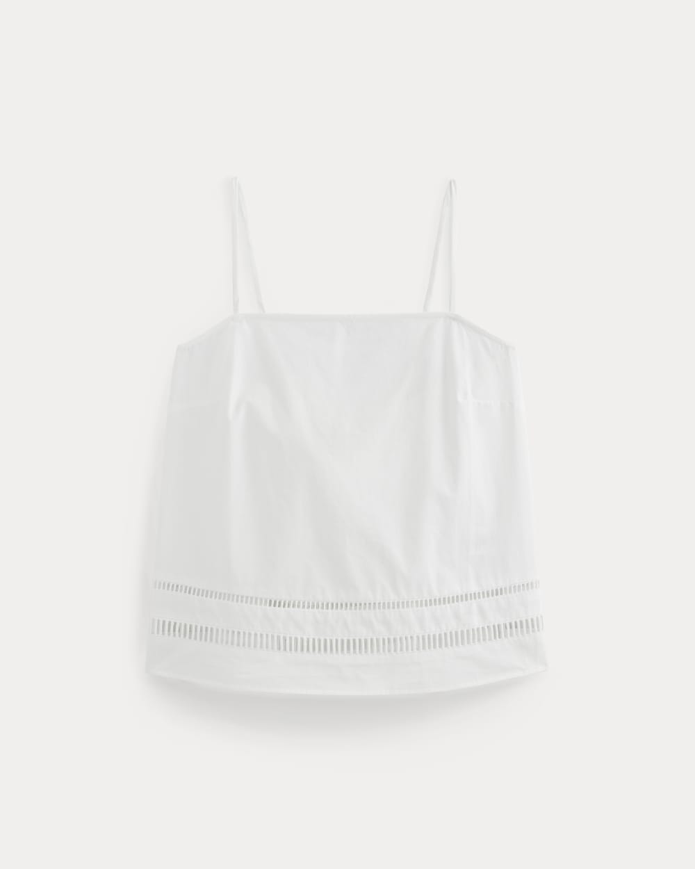 The Lace Trim Tank | White - Image 2