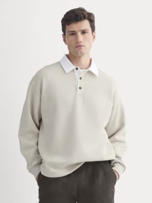 Luxe Fleece Rugby Polo | Peyote