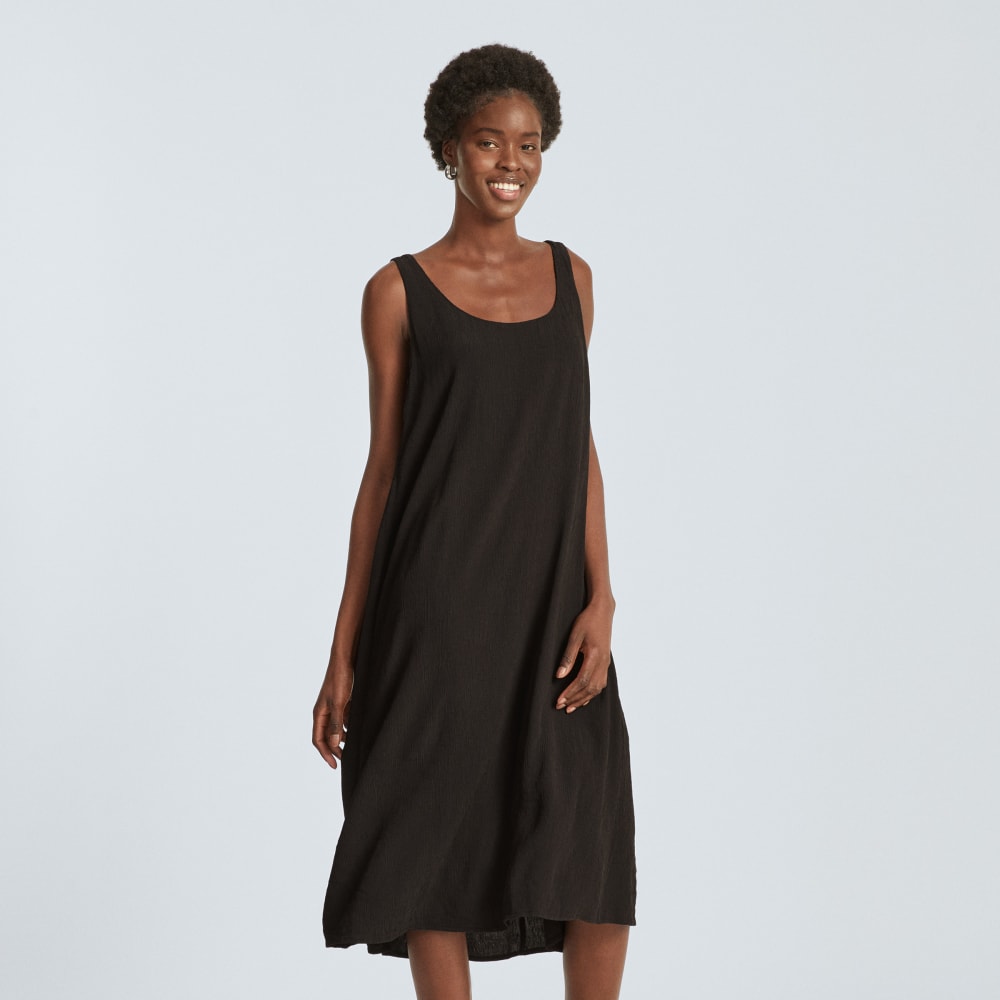 The Naia? Ripple Tank Dress | Black - Image 5