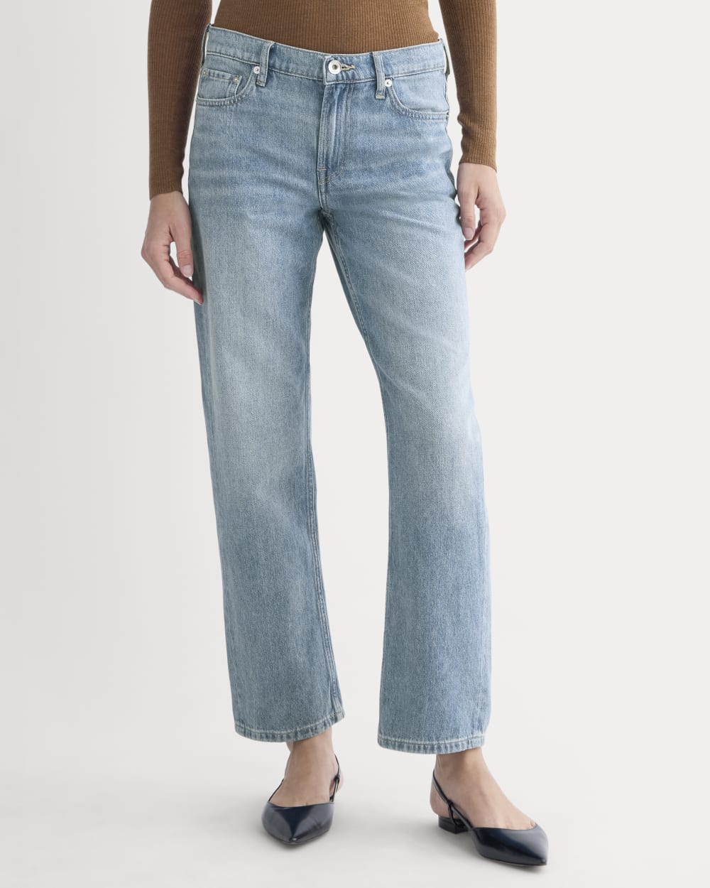 Low-Rise Straight Jean | Tungsten Scratch - Image 3