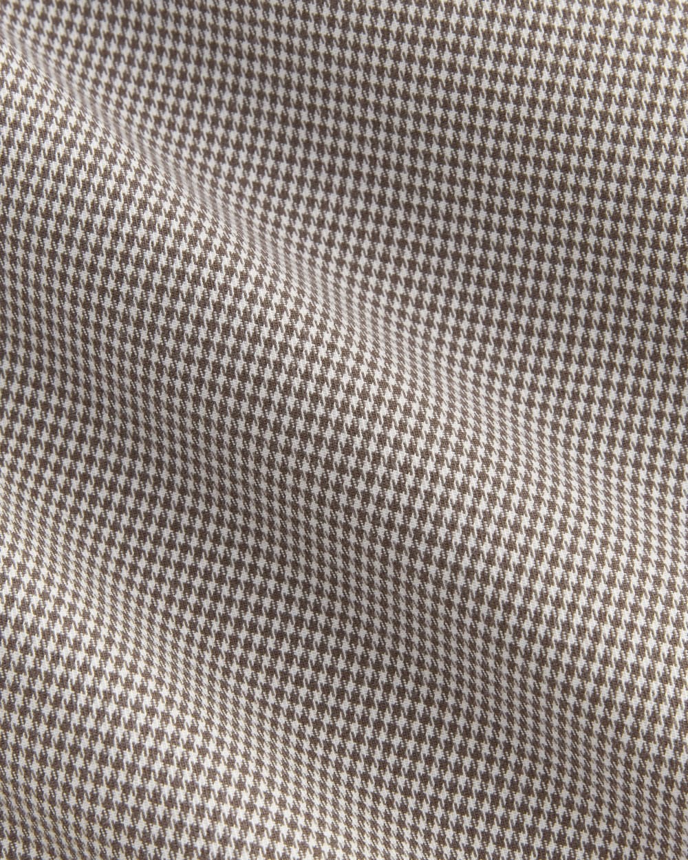 The Draper Pleated Pant in Buttersmooth | Deep Taupe Mini Gingham | 30 Inseam - Image 6