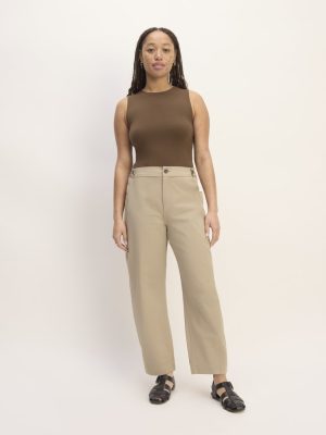 The Barrel Pant | Trench Coat Khaki