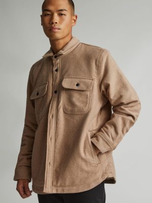 The ReNew Fleece-Lined Heavyweight Overshirt | Mushroom
