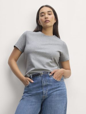 The Dream Tee | Mid Heather Grey