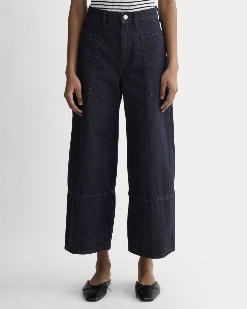 The Way-High® Gardener Cropped Jean | Dark Rinse - Image 3