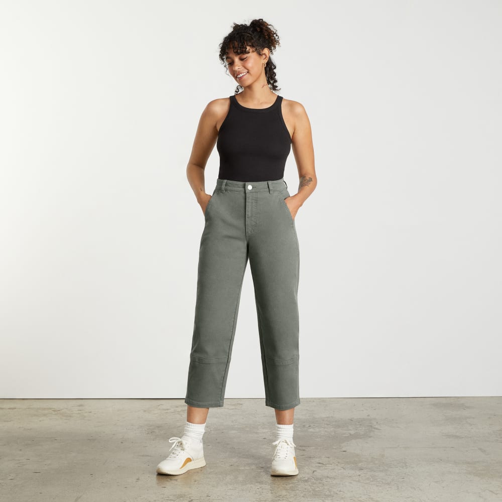 The Utility Barrel Pant | Pewter Green | Tall - Image 7