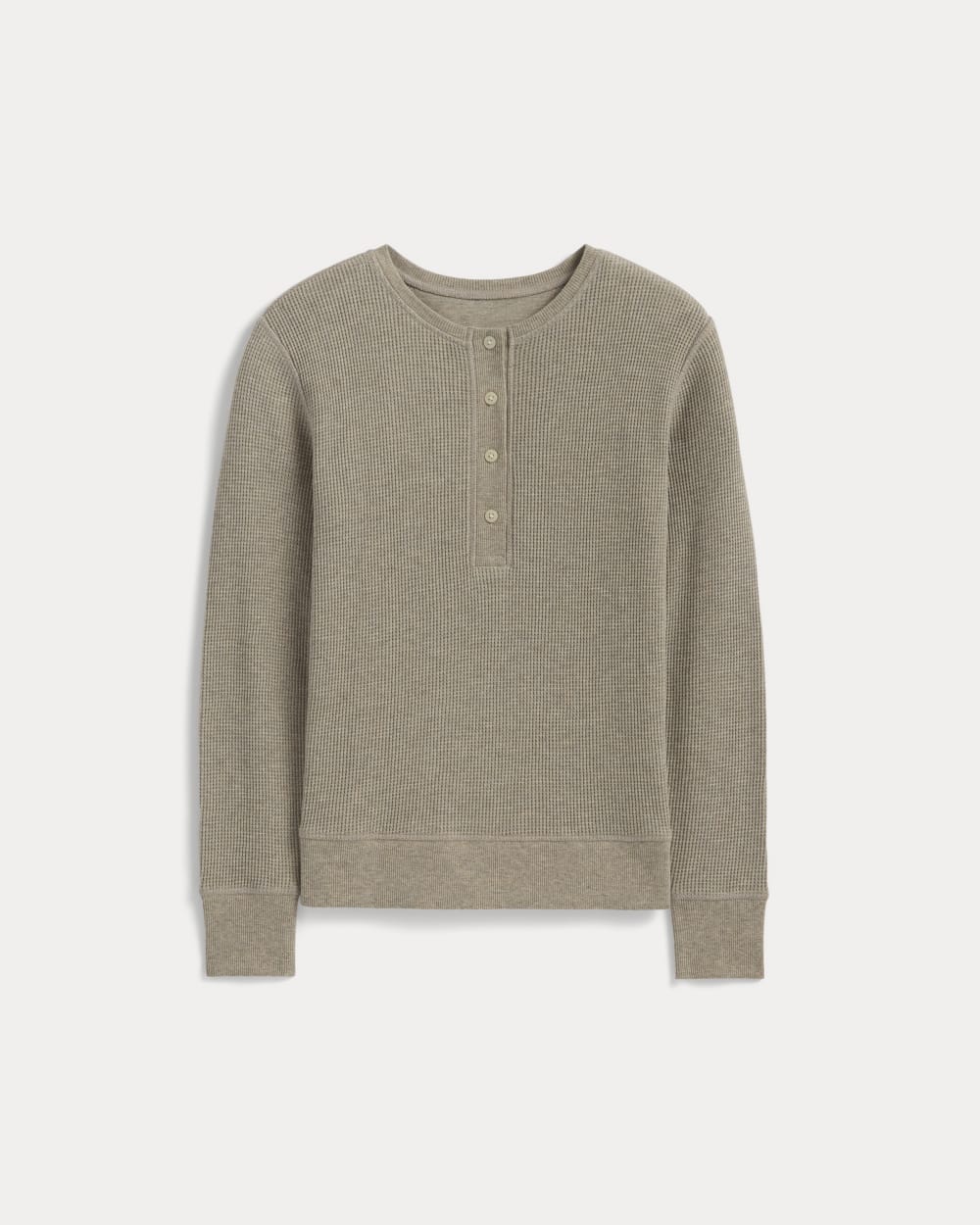 The Waffle Henley | Oatmeal Heather - Image 2